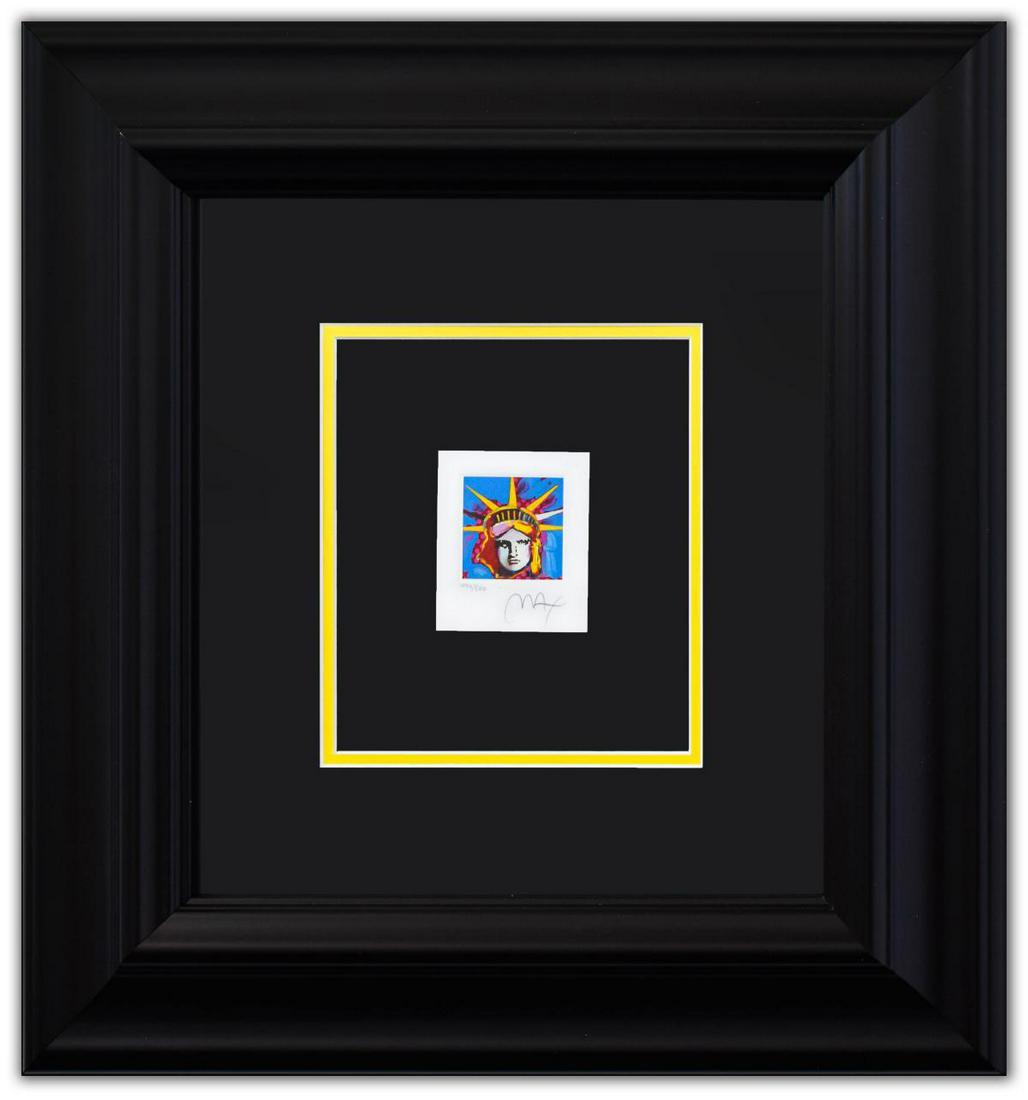 Peter Max- Original Lithograph "LIBERTY HEAD I" (1 of 3)