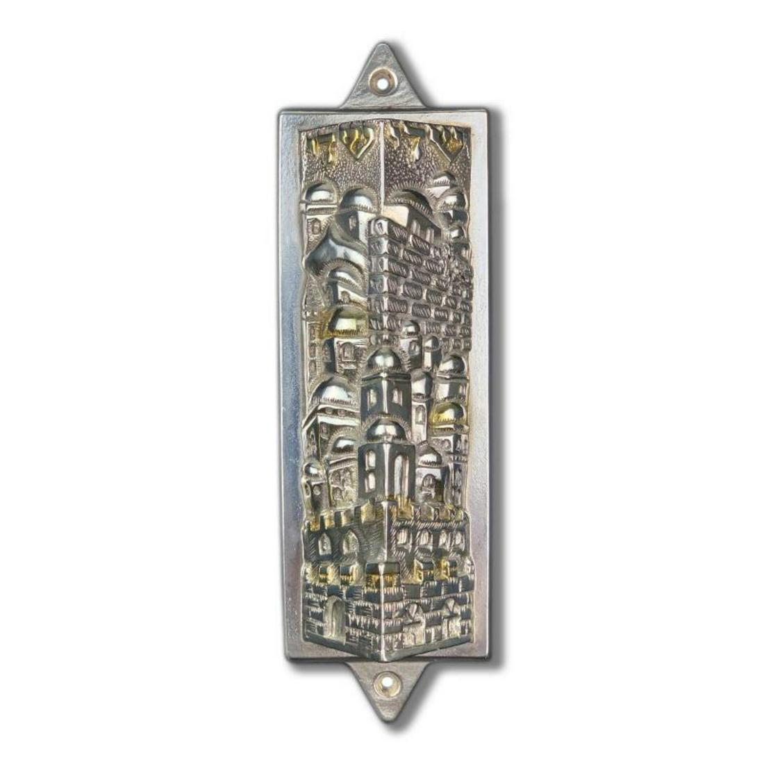 Raphael Abecassis Sterling Silver Electroform Mezuzah (1 of 2)