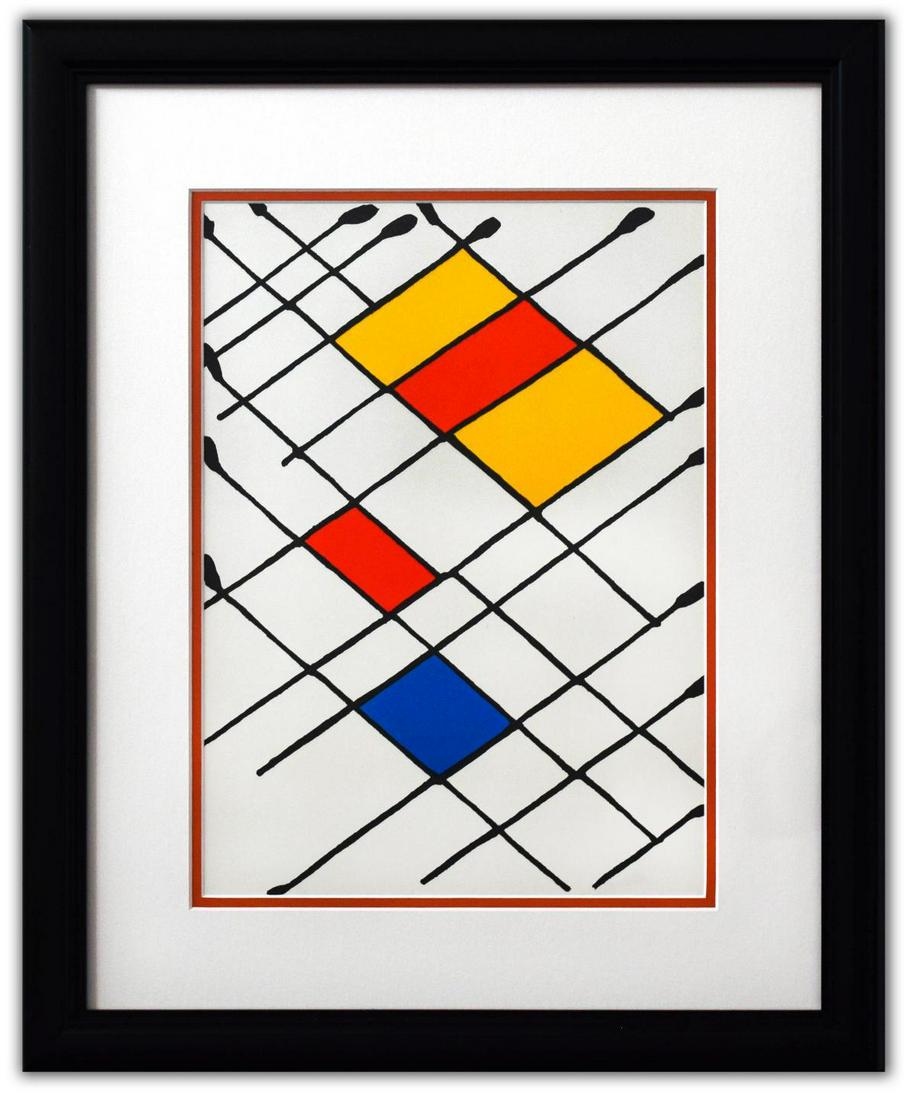 Alexander Calder- Lithograph "DLM156 - Damier" (1 of 2)