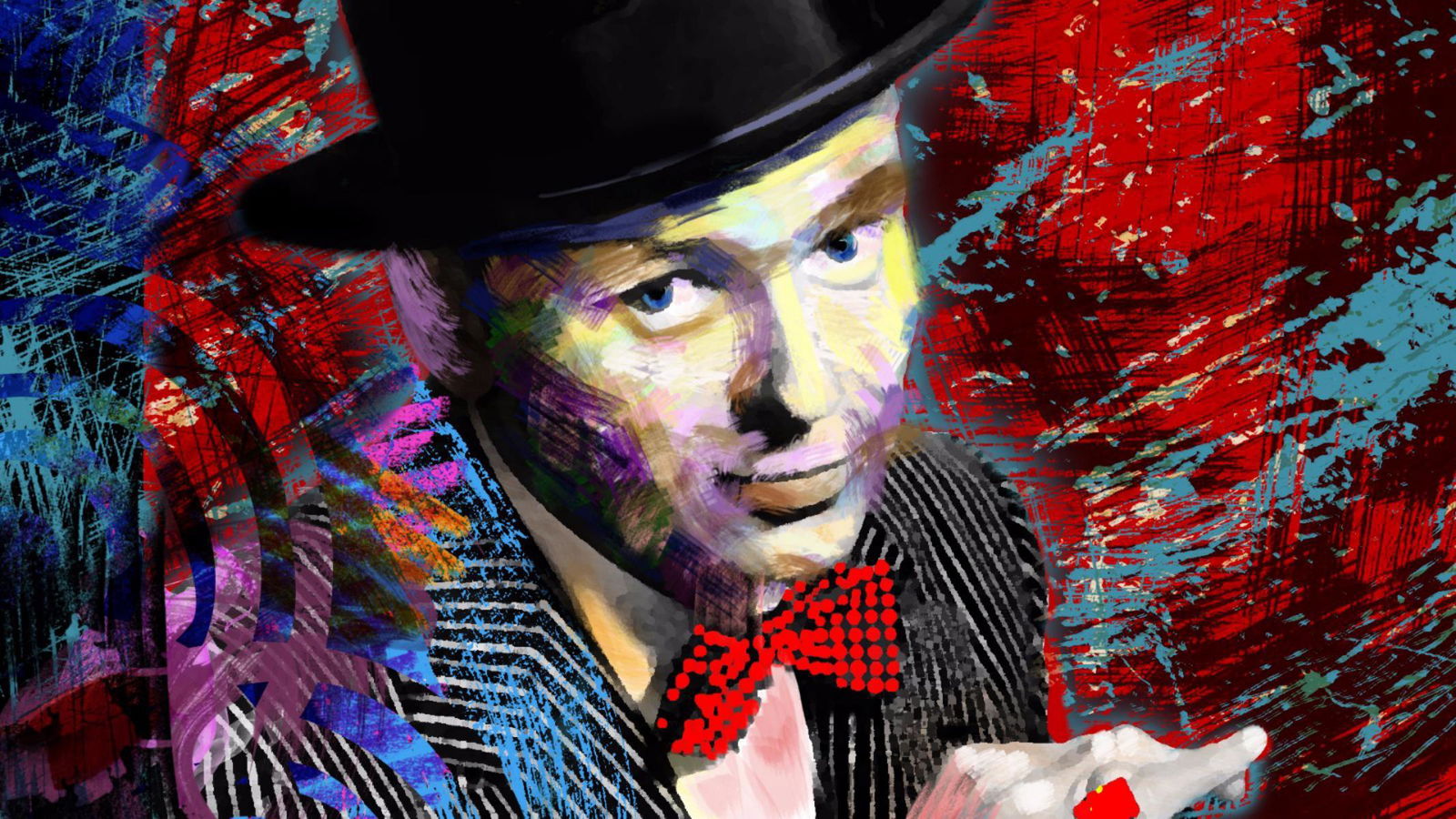 Mark Braver- Original Mixed Media "Sinatra" (1 of 1)