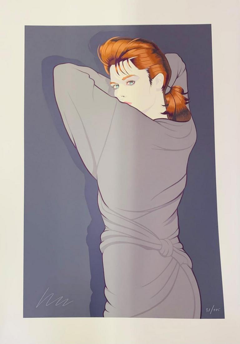 Robert Blue Serigraph on paper: Artist: Robert Blue. Medium: Serigraph on paper. Title: . Signature: Hand signed and numbered. Size: 40x30". Reference# 31317.