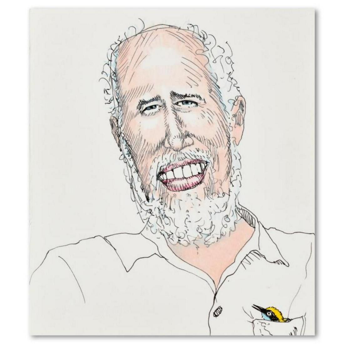 Charles Lynn Bragg, "Birdman" Original Ink and Colored (1 of 3)