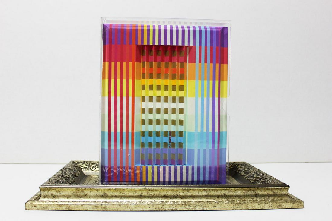 Yaacov Agam- 3D Polymorph Covered Hardback Book "The (1 of 4)