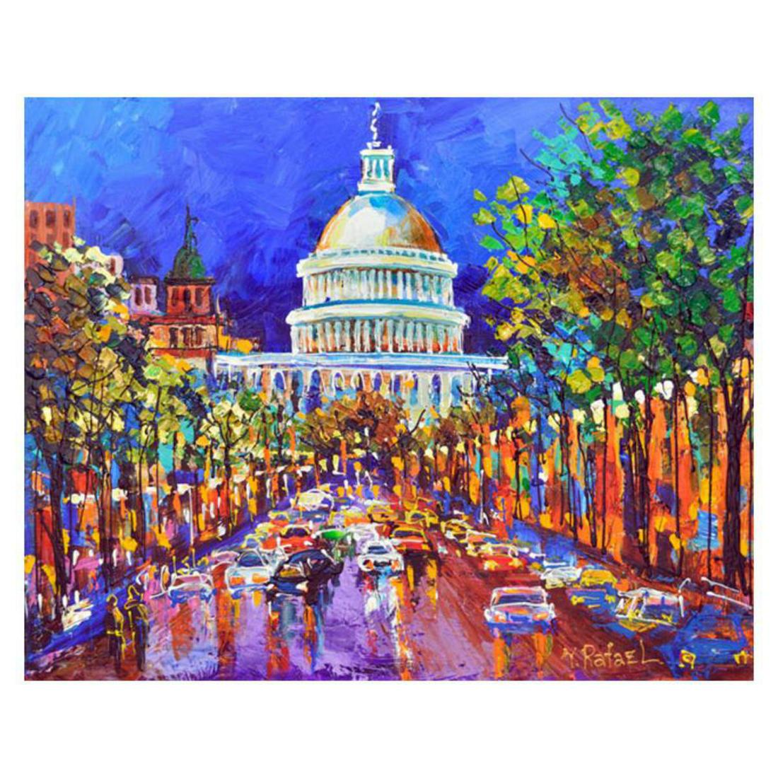 Yana Rafael, "Tree Lined Avenue" Hand Signed Original (1 of 1)