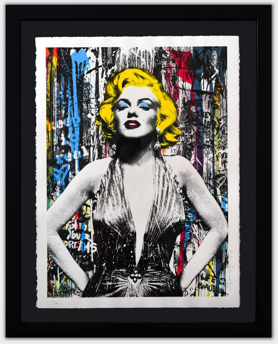 Mr. Brainwash- Silkscreen on Paper "Marilyn For Ever" (1 of 4)
