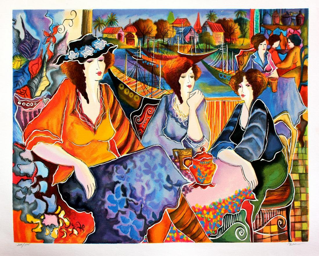 Patricia Govezensky- Original Serigraph on Paper "Port (1 of 3)