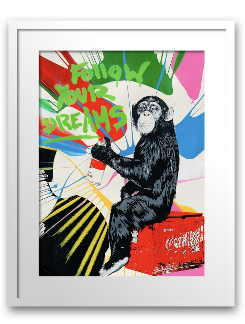 Mr. Brainwash Original One-of-a-Kind Mixed Media (1 of 6)