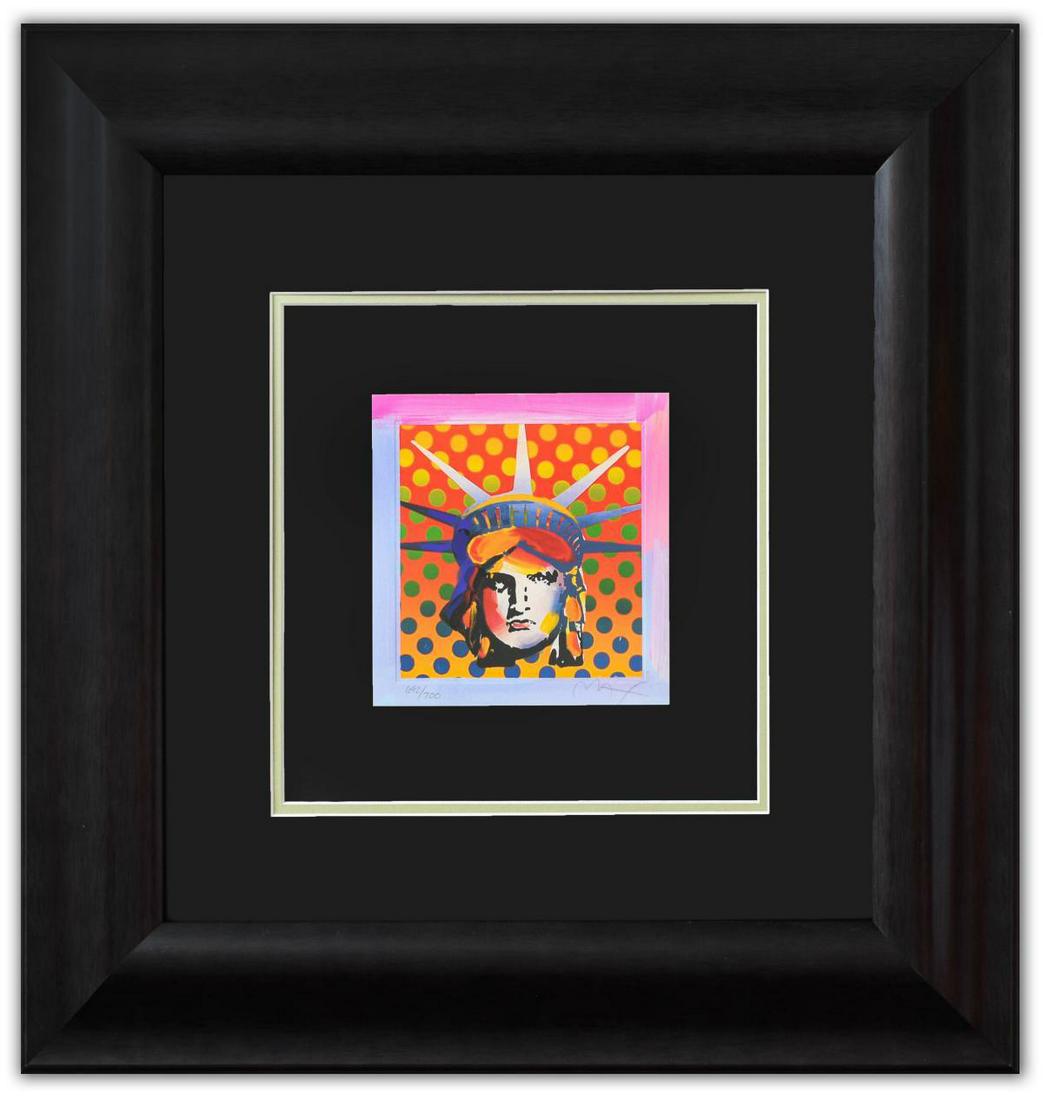 Peter Max- Original Lithograph "LIBERTY HEAD XI" (1 of 4)