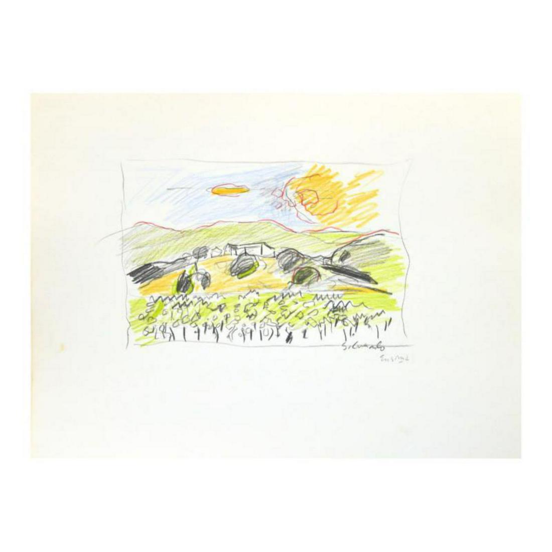 Ensrud Original, Original Pencil on Paper Silverado (1 of 2)