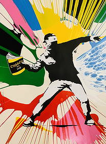 Mr. Brainwash Original One-of-a-Kind Mixed Media (1 of 4)