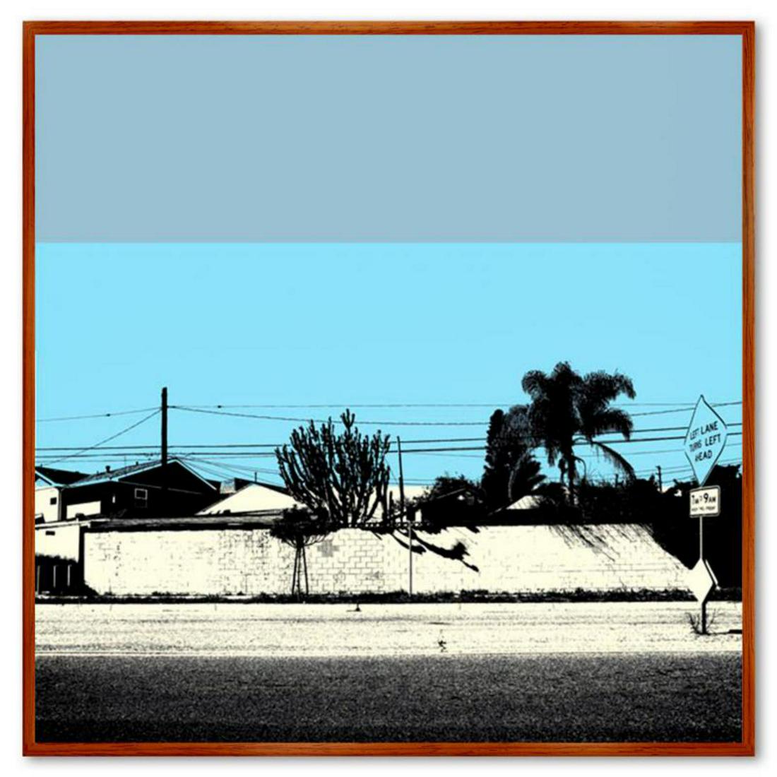 Claudio Santini, "Ciytyscape 4" Framed Hand Signed (1 of 2)
