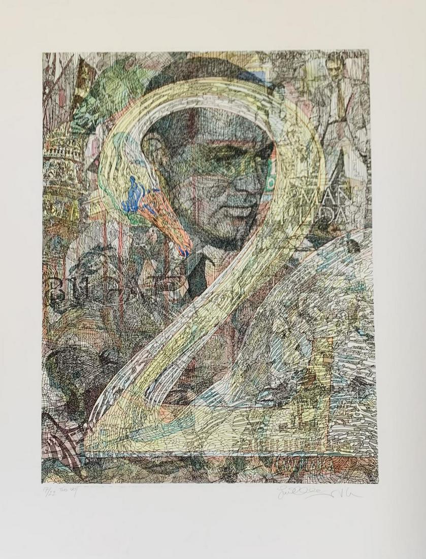 Guillaume Azoulay  Hand Pulled Etching with hand (1 of 1)