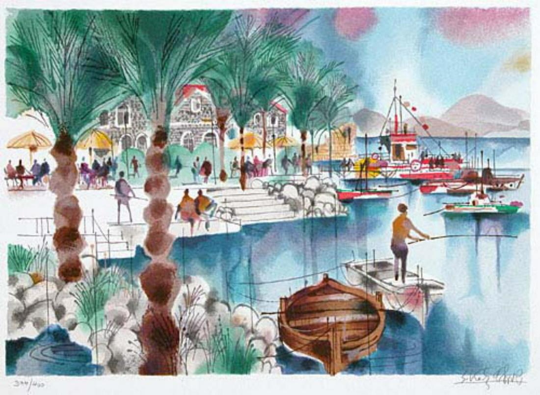 Shmuel Katz- Original Serigraph "Fisherman of the (1 of 1)