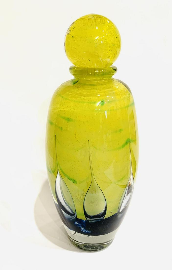 Jean Claude Novaro Hand blown one of a kind glass: Artist: Jean Claude Novaro. Medium: Hand blown one of a kind glass sculpture. Title: . Signature: Hand signed and dated 2007. Size: 17" Tall. Reference# 31325.