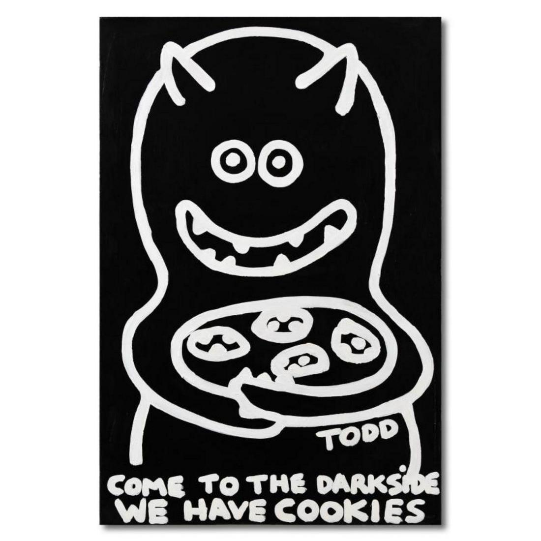 Todd Goldman, "Darkside" Original Acrylic Painting on (1 of 1)