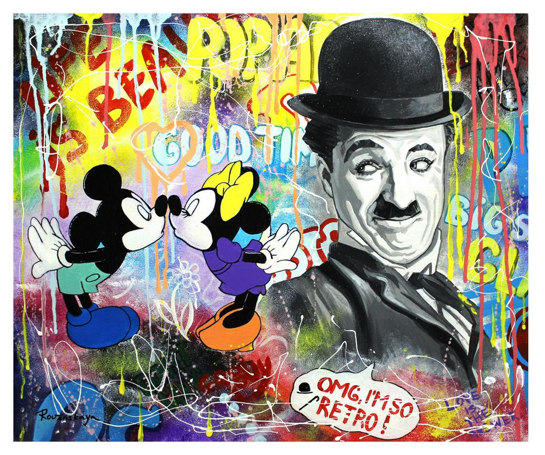 Nastya Rovenskaya- Original Oil on Canvas "Good Time" (1 of 2)