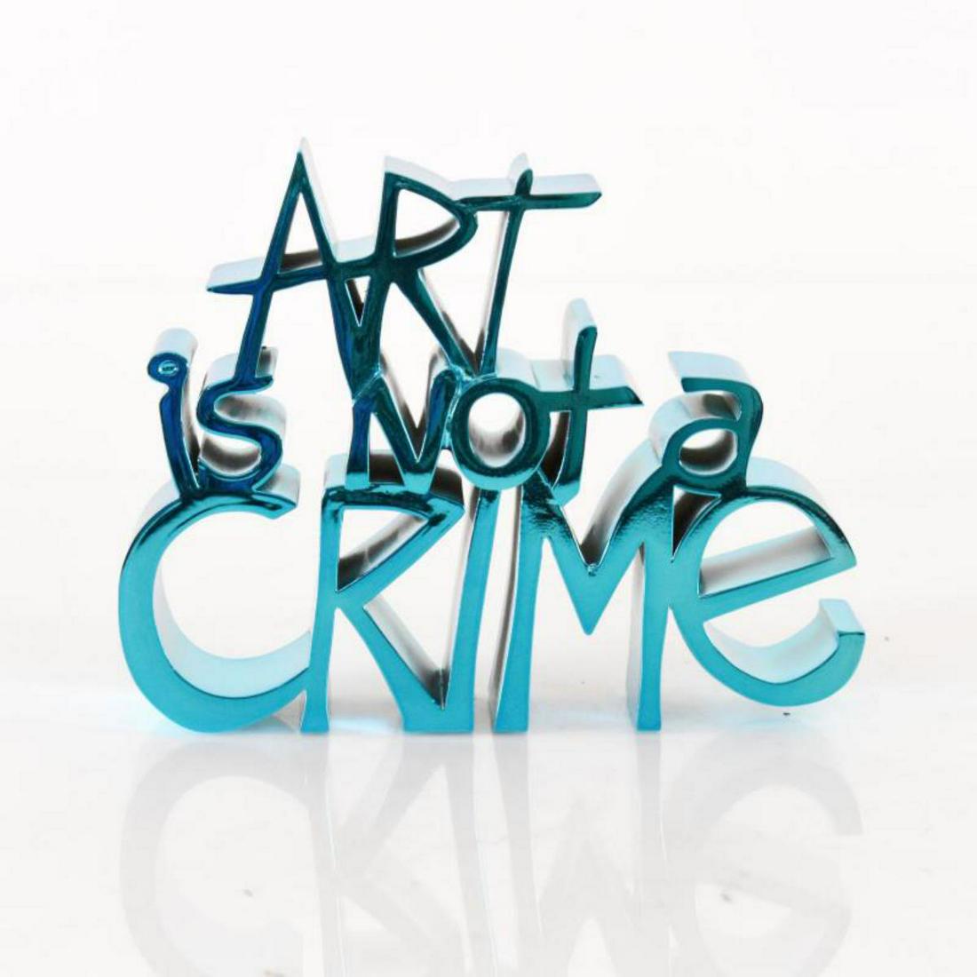 Mr. Brainwash- Resin Sculpture "Art Is Not a Crime (1 of 4)