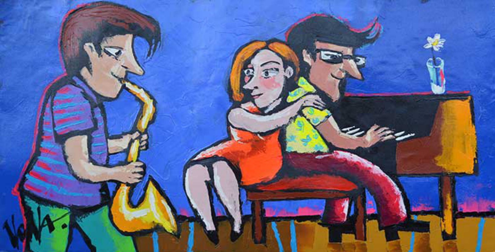 Vova - Vladimir Mingar Original Acylic on Canvas (1 of 2)