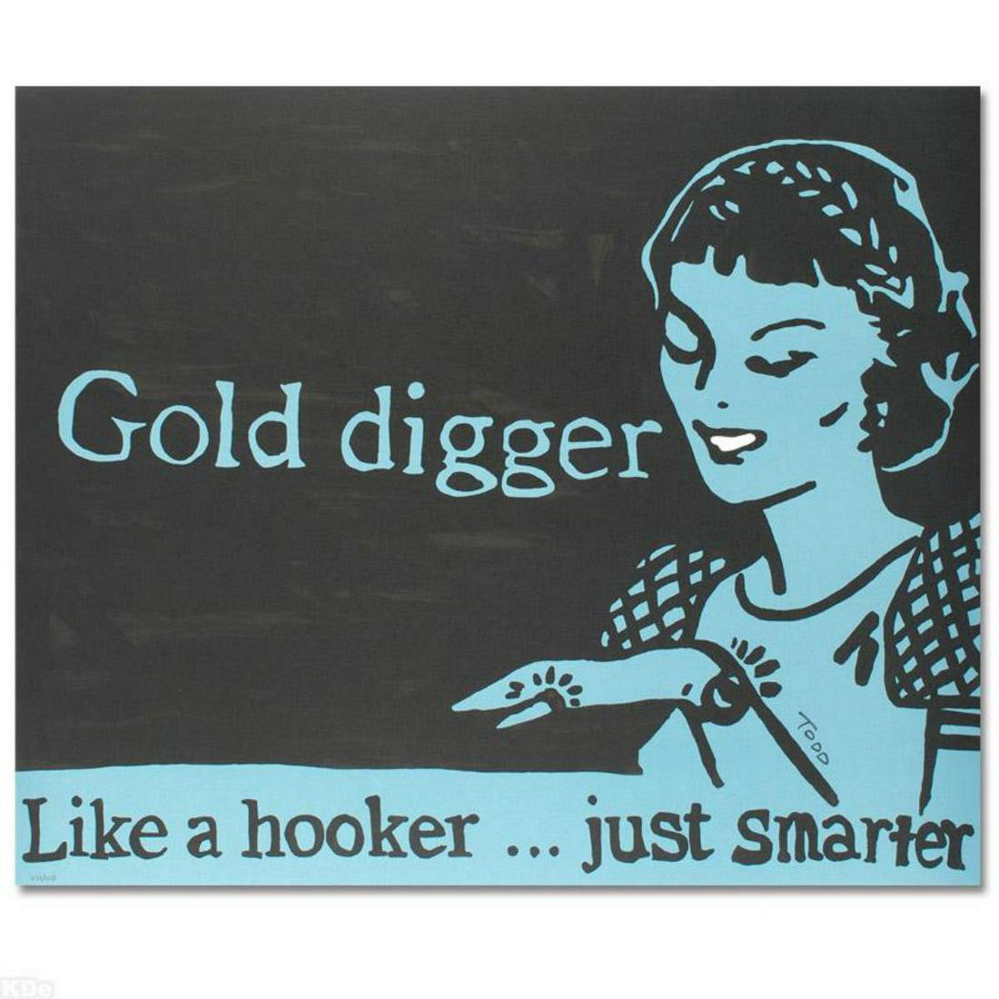 "Gold Digger" Limited Edition Lithograph by Todd (1 of 2)