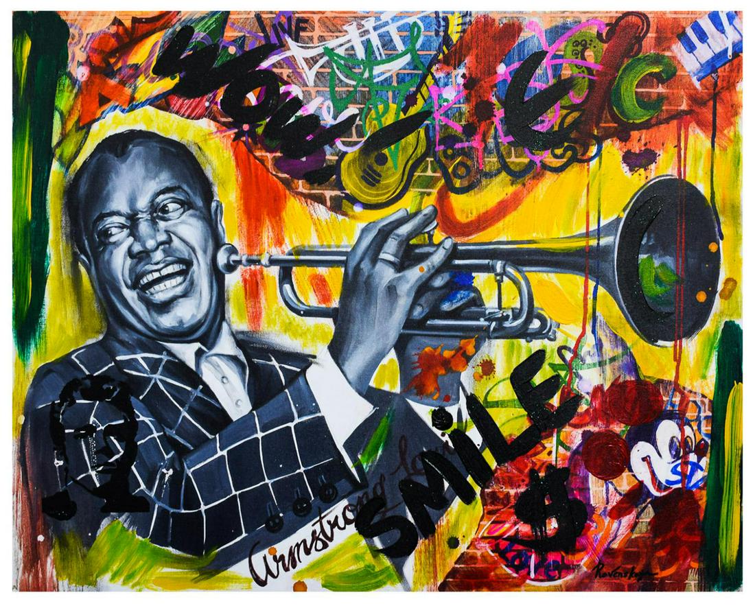 Nastya Rovenskaya- Mixed Media "Louis" (1 of 1)