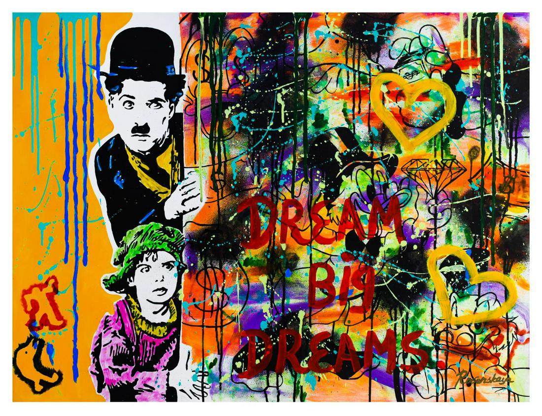 Nastya Rovenskaya- Mixed Media "Hide & Seek" (1 of 1)