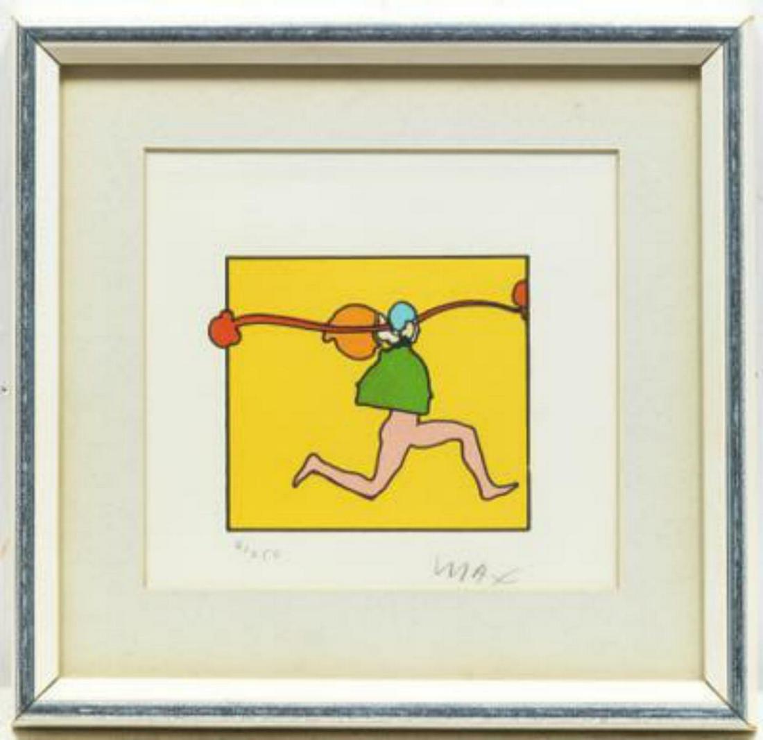 Peter Max Screenprint "Jumper" (1 of 1)