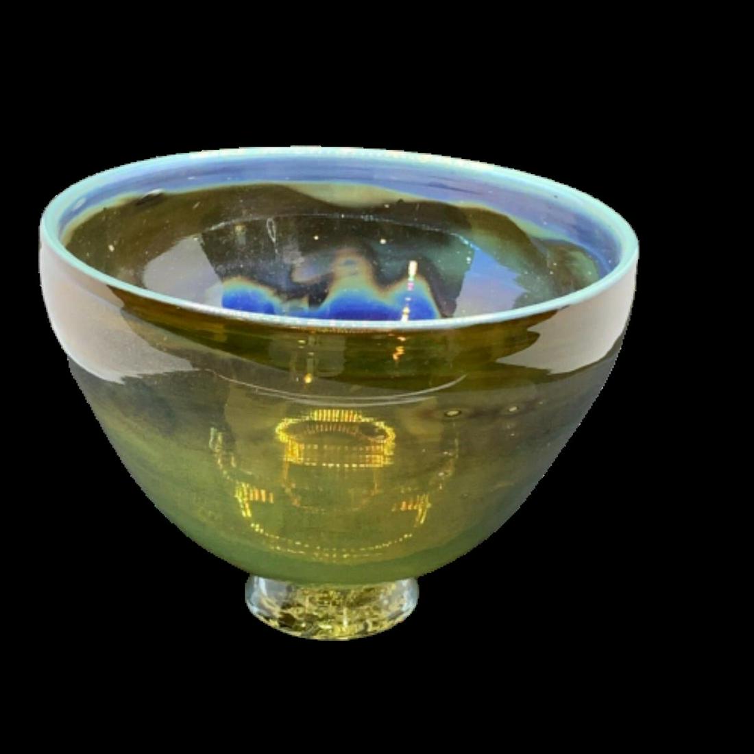 Jean Claude Novaro Hand blown glass sculpture: Artist: Jean Claude Novaro. Medium: Hand blown glass sculpture. Title: . Signature: Hand signed on bottom. Size: 5x5". Reference# 31396.