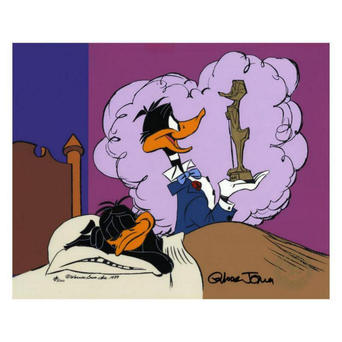Chuck Jones "Daffy Ducks Impossible Dream" Hand Signed, Hand Painted Limited Edition Sericel. (1 of 2)