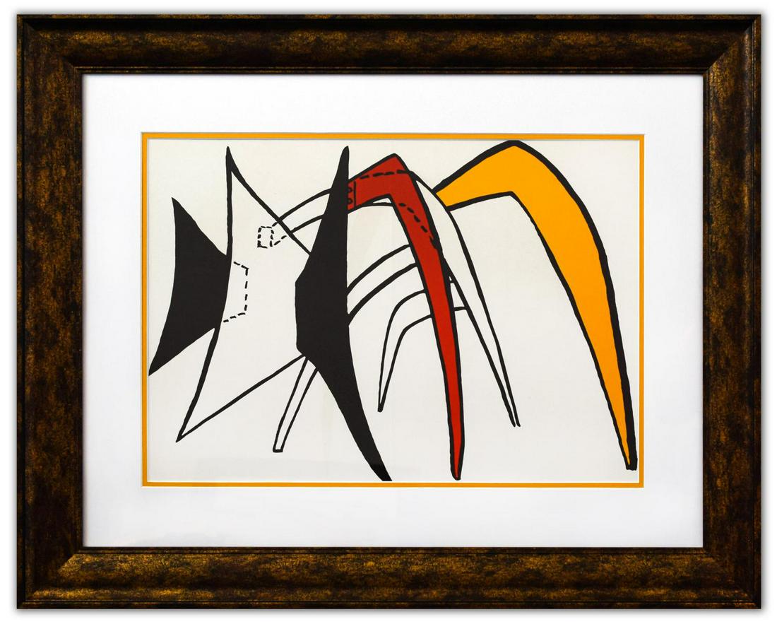 Alexander Calder- Lithograph "DLM141 - Tamanoir jaune" (1 of 2)