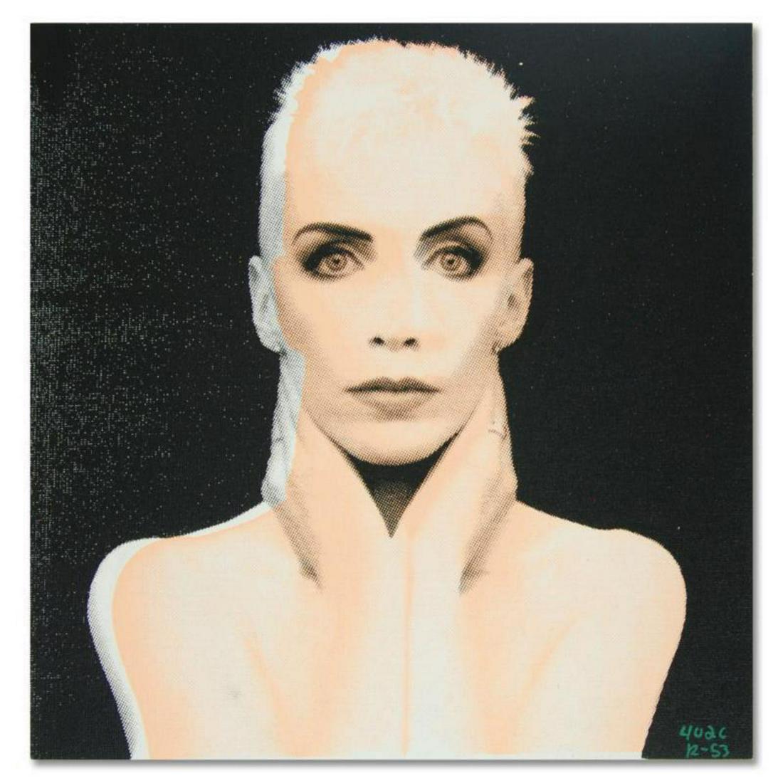 Ringo (Protege of Andy Warhol's Apprentice, Steve Kaufman), "Annie Lennox" One-of-a-Kind Hand Pulled (1 of 1)