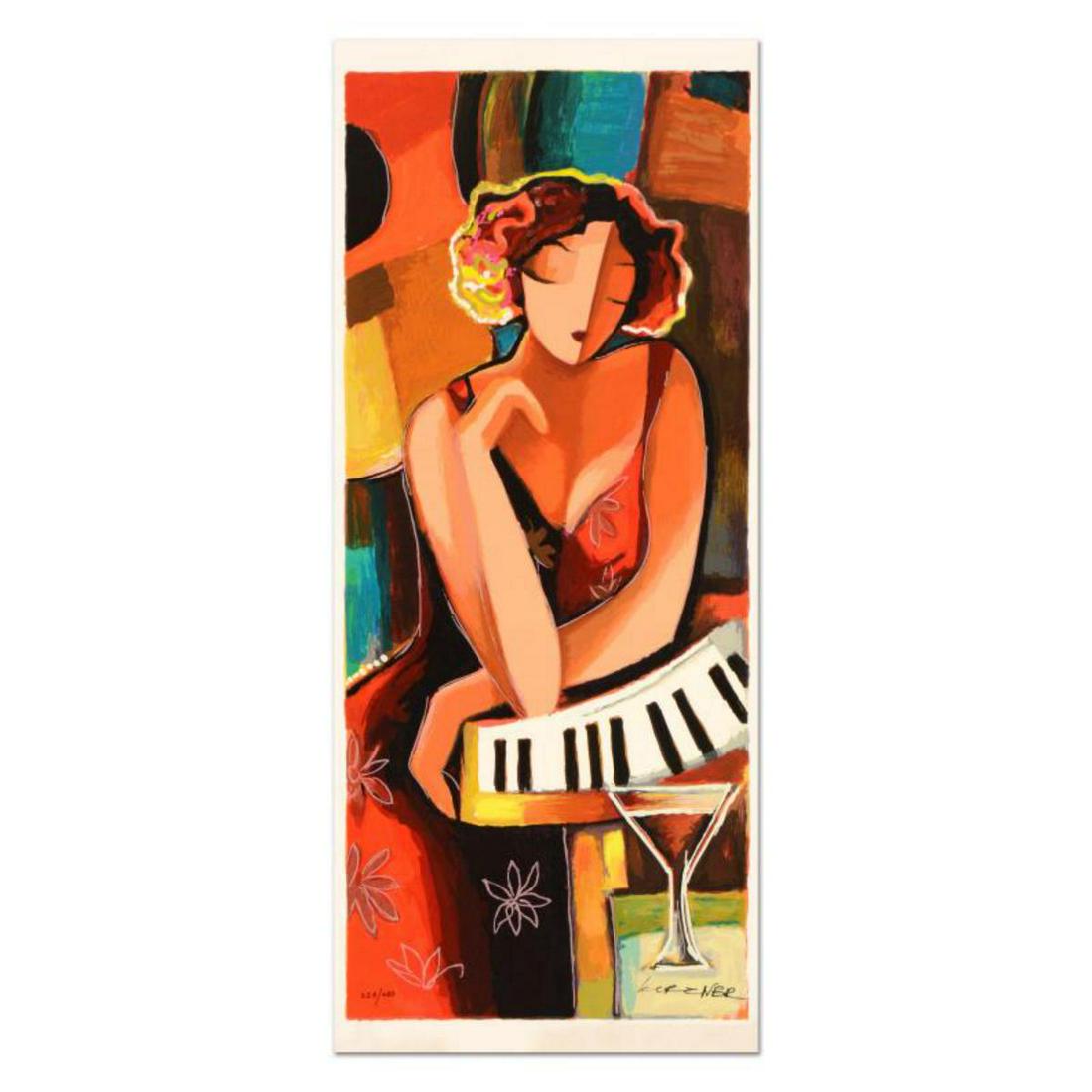 Michael Kerzner, "The Pianist" Limited Edition Serigraph, Numbered and Hand Signed with Certificate (1 of 2)