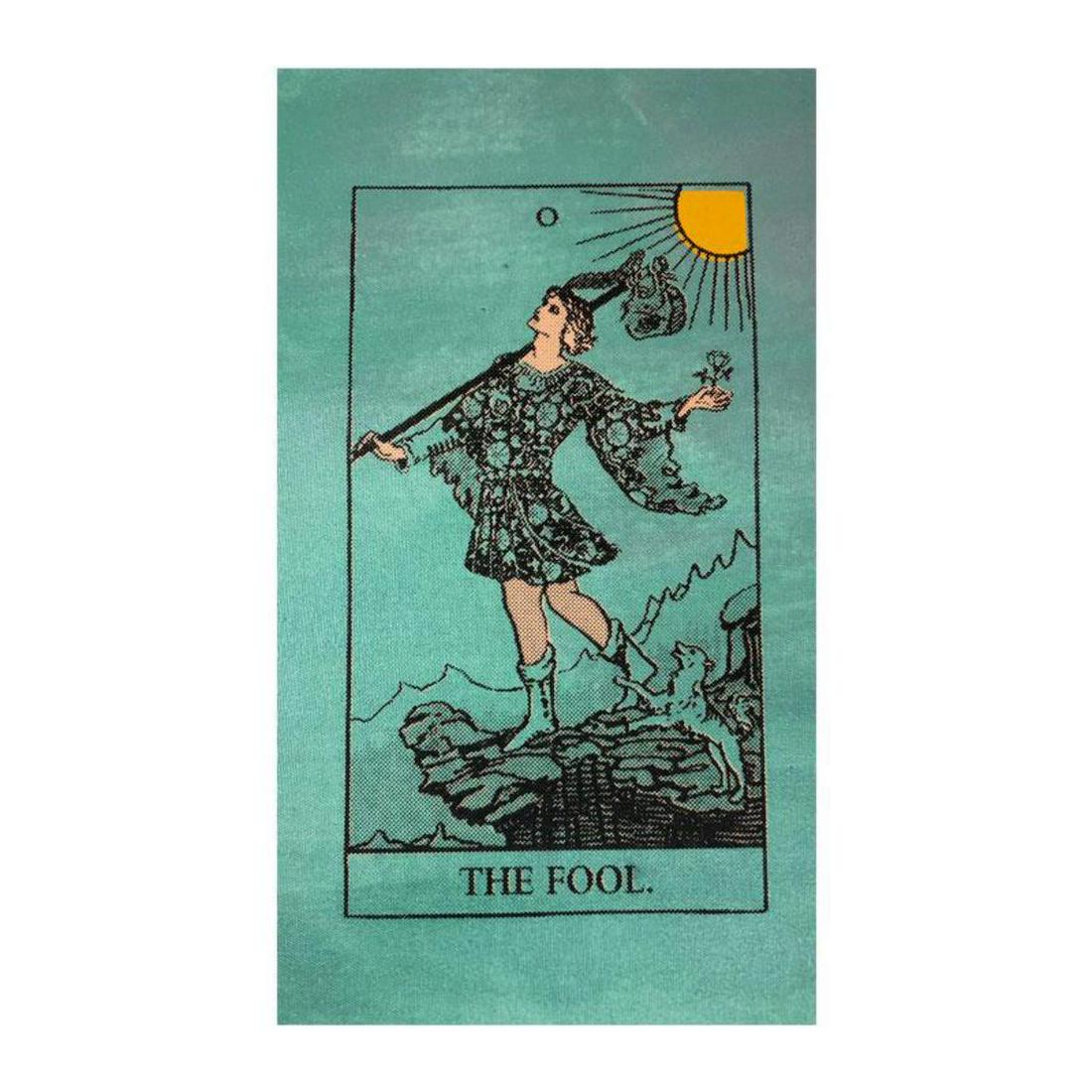 Steve Kaufman (1960-2010) "Tarot, The Fool" Hand Signed and Numbered Limited Edition Hand Pulled: "Tarot, The Fool" is a limited edition hand pulled silkscreen mixed media on canvas by Andy Warhol protege Steve Kaufman (1960-2010). This piece is numbered and 19/50 and hand signed inverso. Includes