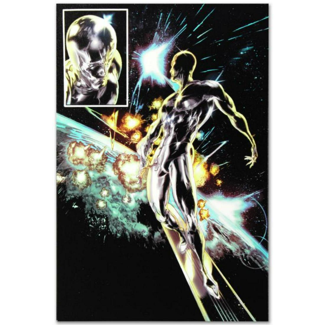 Marvel Comics "Silver Surfer: In Thy Name #4" Numbered Limited Edition Giclee on Canvas by Tan Eng (1 of 1)