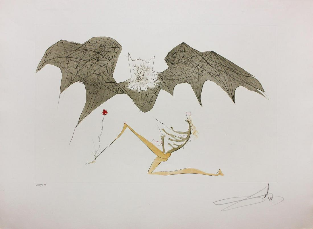 Salvador Dali- Original Engravings  "L'Ange de la Melancolie" (1 of 4)