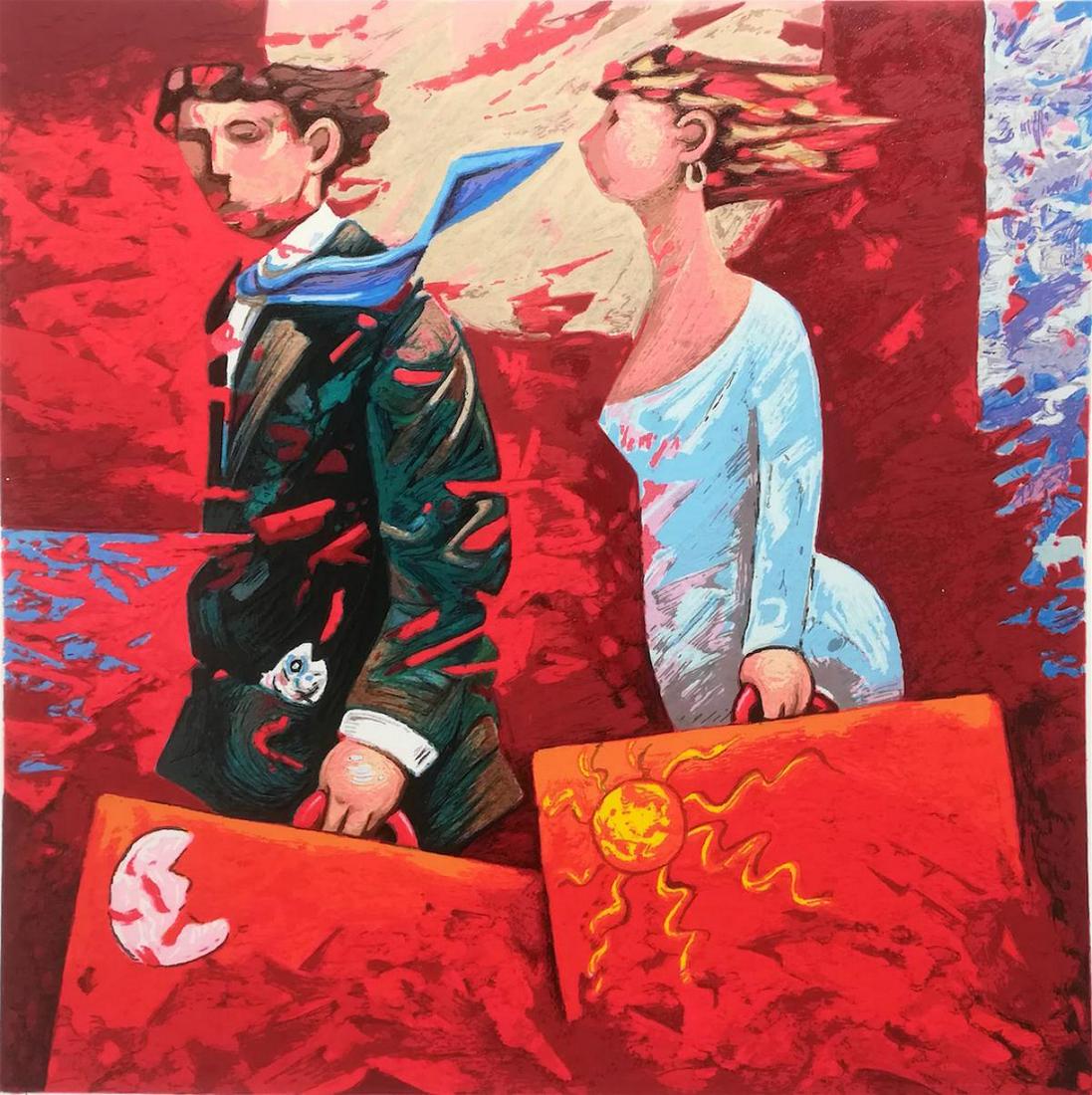 Giampaolo Talani "PARTENZE" Original Serigraph (1 of 1)