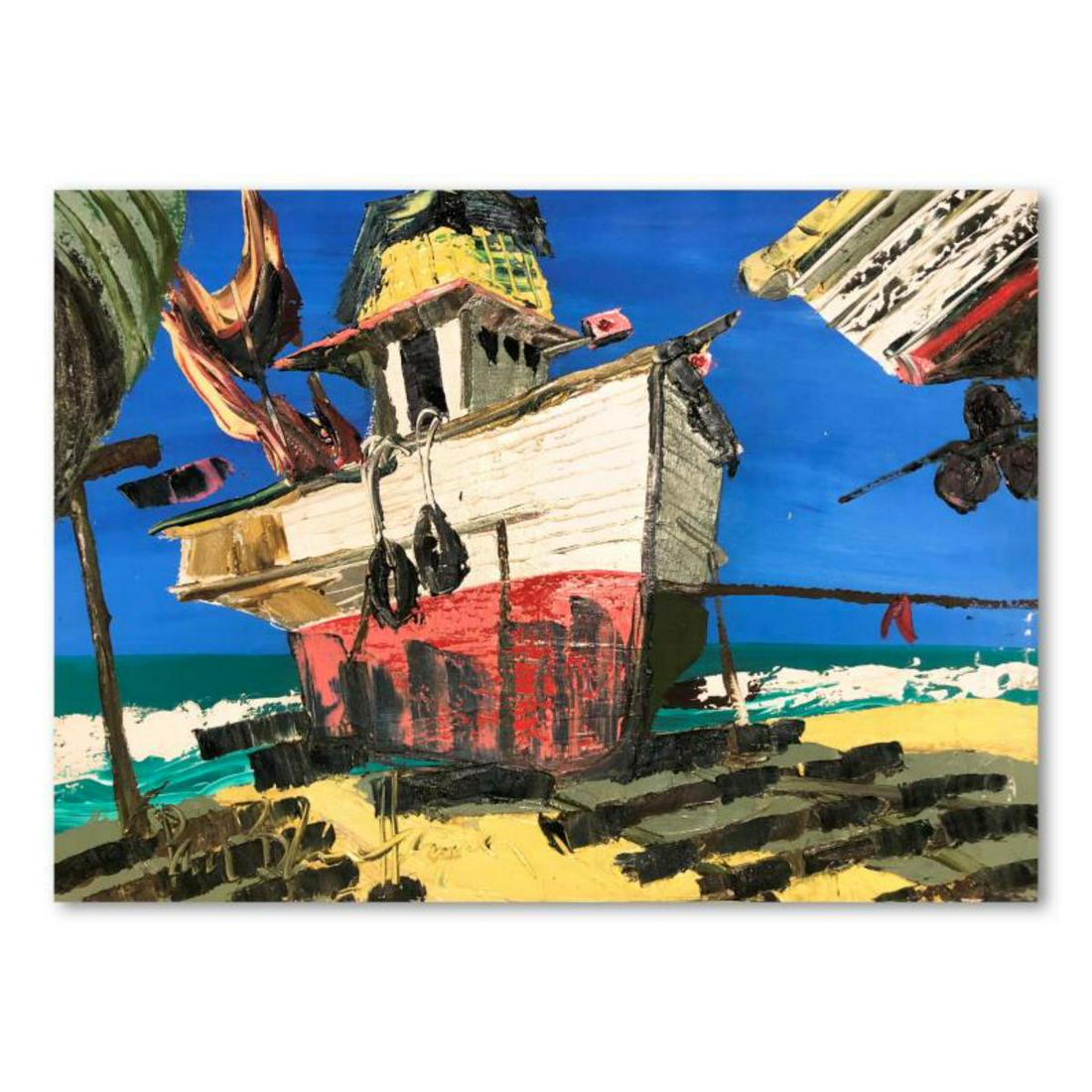 Paul Blaine Henrie (1932-1999), "High and Dry" Hand Signed Original Painting on Canvas (30"x40") (1 of 3)