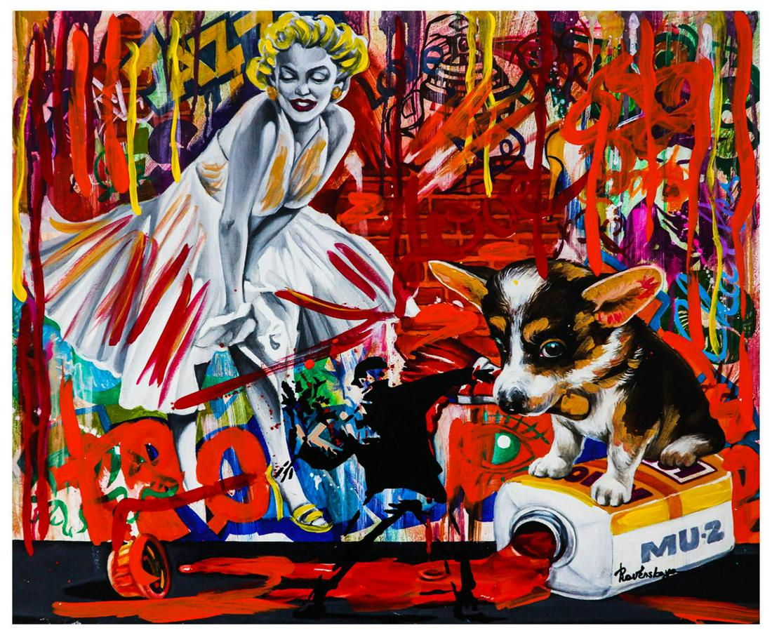 Nastya Rovenskaya- Mixed Media "Joy" (1 of 1)