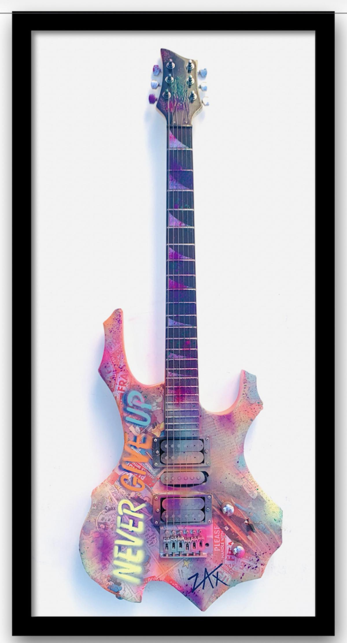 E.M. Zax One of a Kind Hand Painted Electric Guitar (1 of 6)