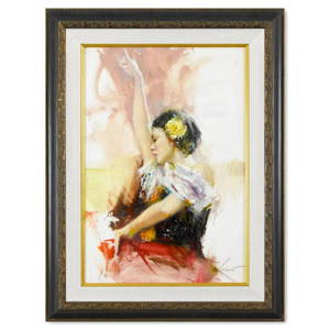 Pino (1939-2010), "Solo Act" Framed Original Oil Study on Board, Hand Signed with Certificate of