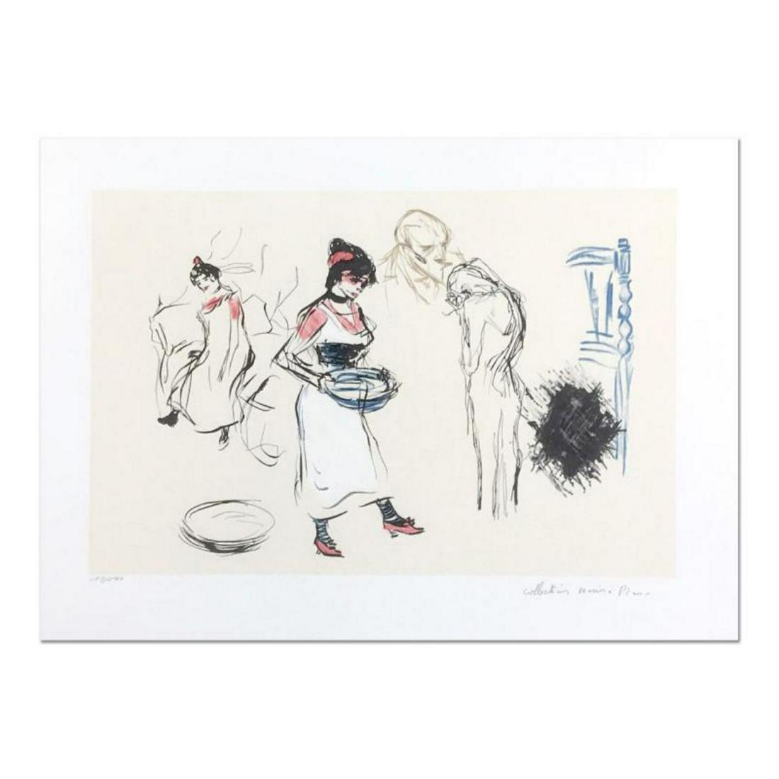 Pablo Picasso (1881-1973), "Etude de Personnages" Limited Edition Lithograph, Hand Signed by (1 of 2)