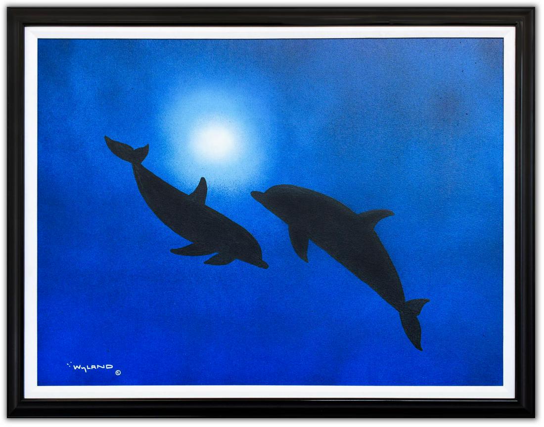 Wyland- Original Painting on Canvas "Harmony" (1 of 3)