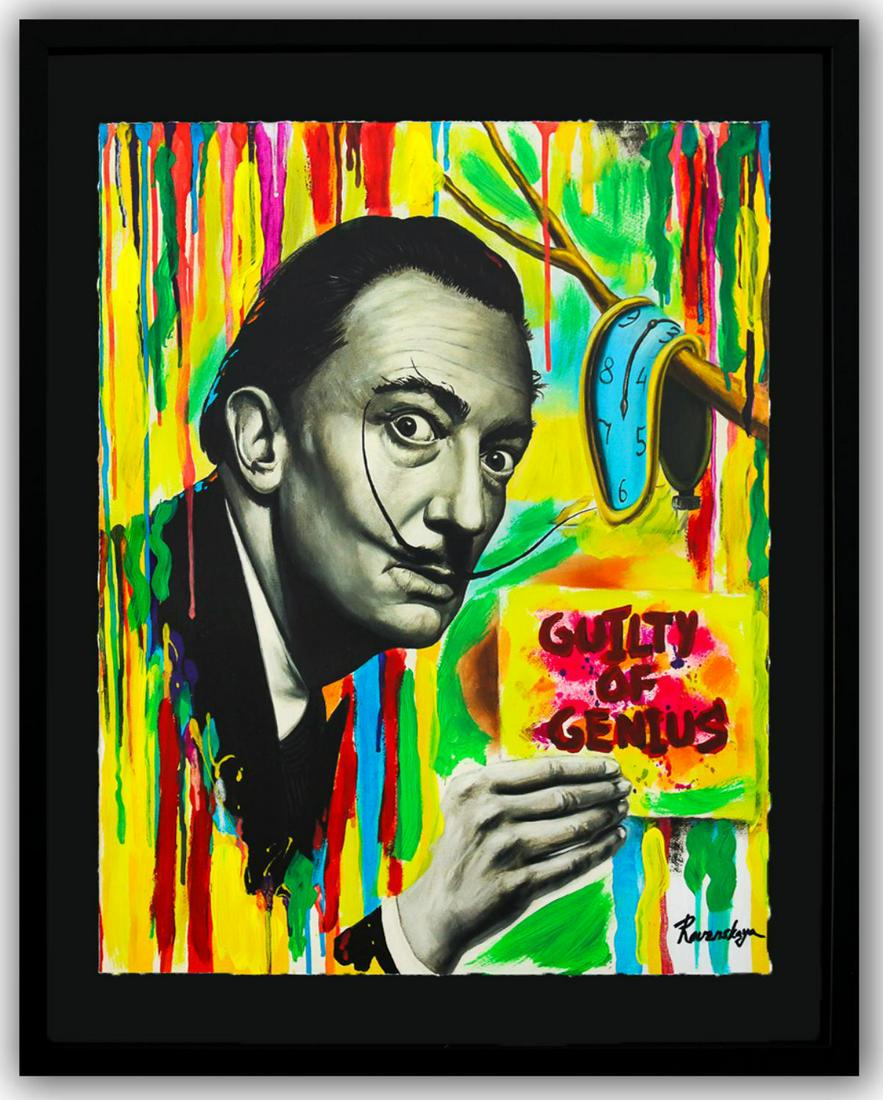 Nastya Rovenskaya- Mixed Media "Guilty of Genius" (1 of 2)