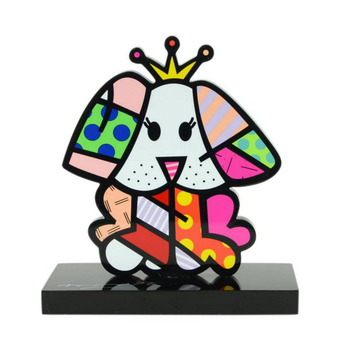 Britto "Royalty II" Hand Signed Limited Edition Sculpture; Authenticated. (1 of 3)