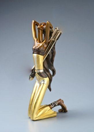 Ting Shao Kaung Original bronze sculpture "Huntress" (1 of 1)