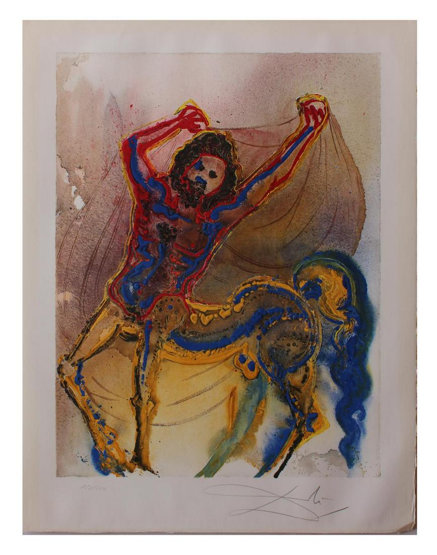 Salvador Dali- Original Lithograph "The Centaur of Crete" (1 of 4)