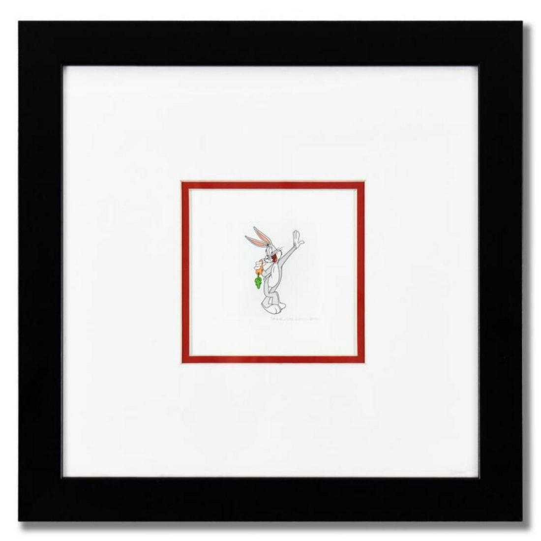 "Bugs Bunny" Framed Limited Edition Etching with Hand-Tinted Color Numbered with Letter of (1 of 2)