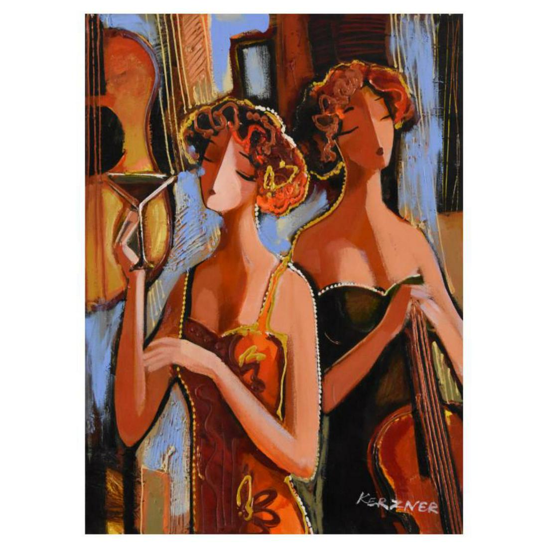 Michael Kerzner, Original Acrylic Painting on Canvas, Hand Signed with Letter of Authenticity. (1 of 2)