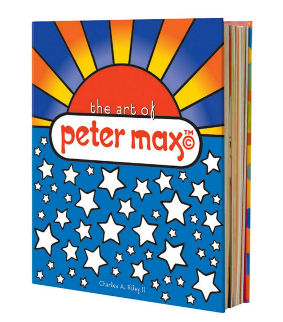 Peter Max Hard Cover book in color (1 of 2)