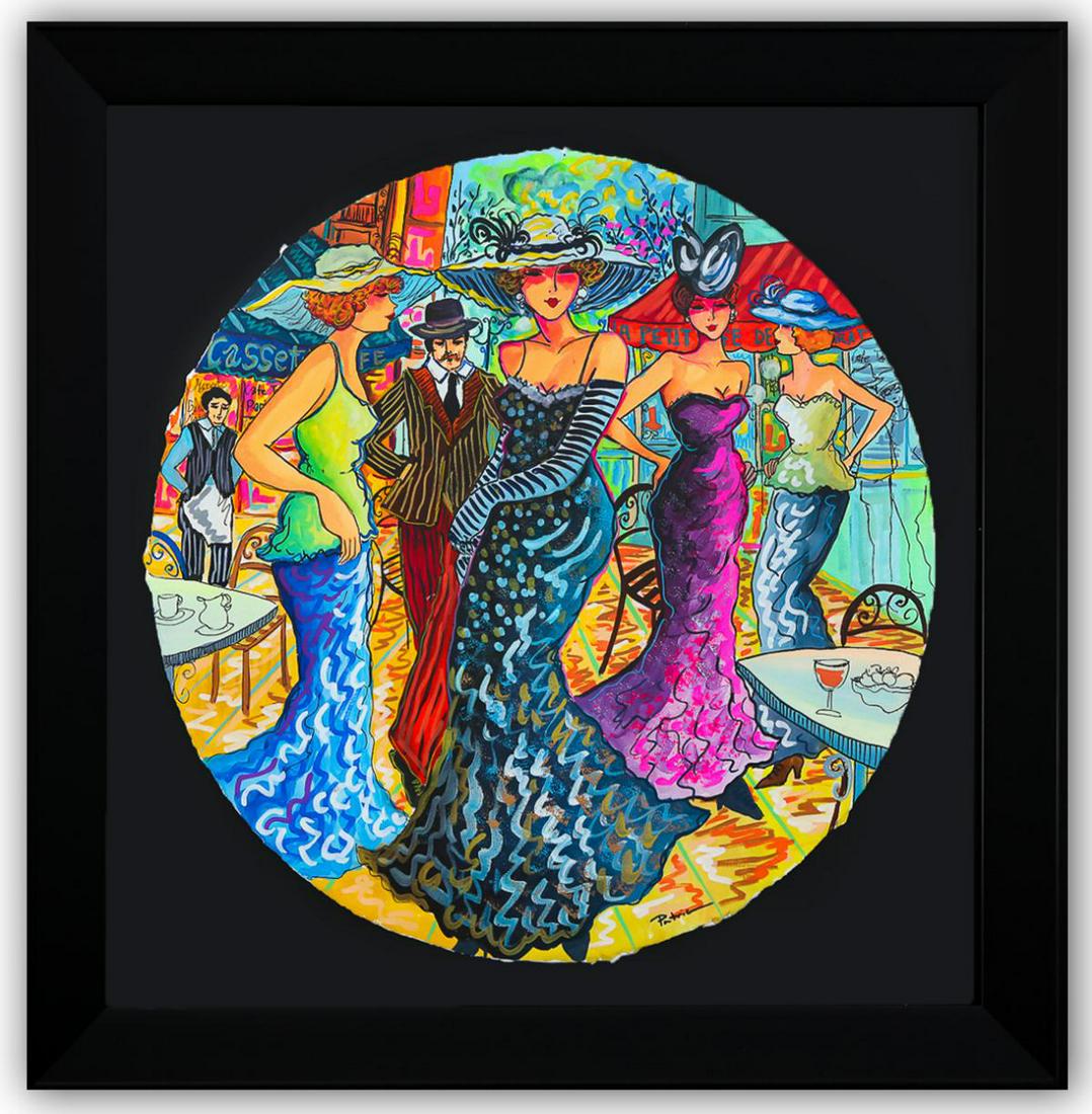 Patricia Govezensky- Original Watercolor "Party in the U.S.A." (1 of 2)