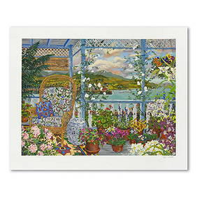 John Powell, "Quiet Moment" Limited Edition Serigraph, HC Numbered 12/20 and Hand Signed with Letter (1 of 2)